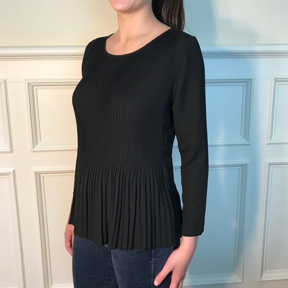 Ann Taylor Pleated Blouse